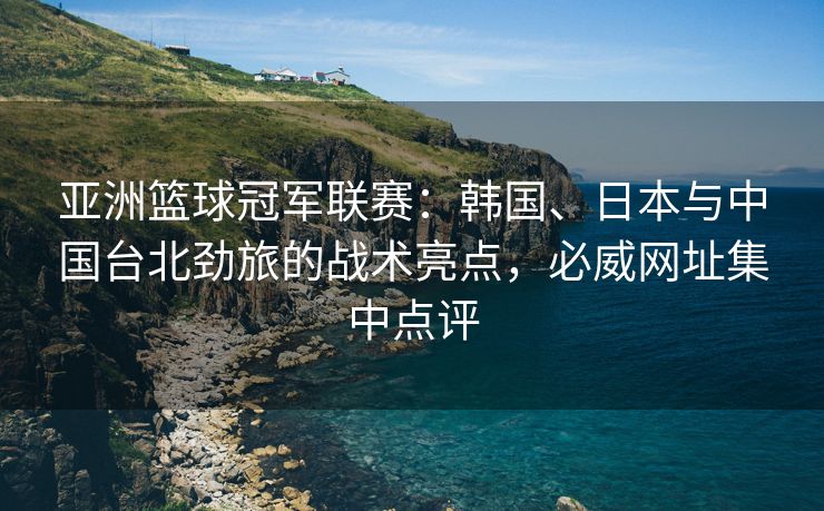 亚洲篮球冠军联赛：韩国、日本与中国台北劲旅的战术亮点，必威网址集中点评  第2张